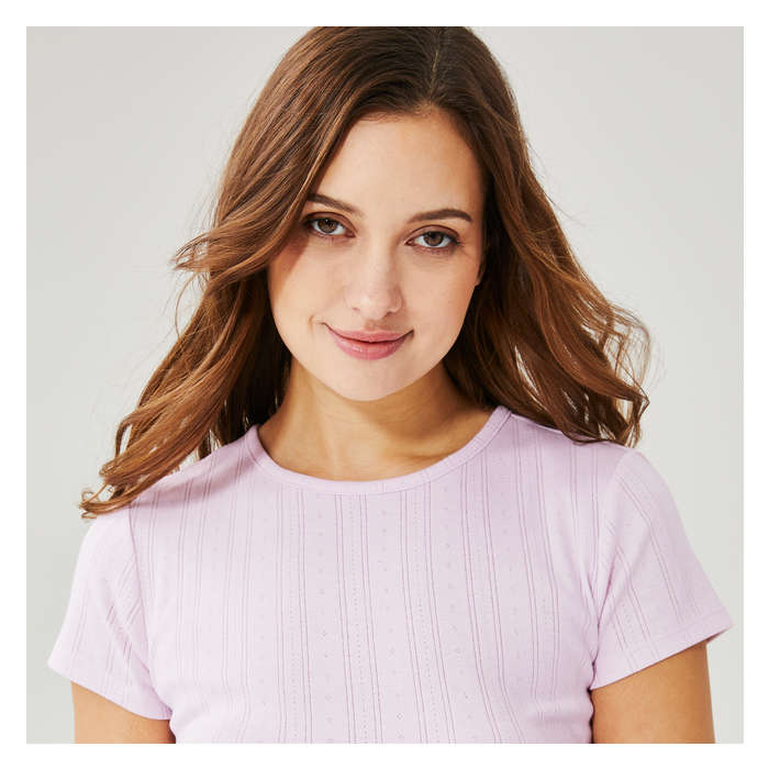 Women's Crop Pajama T-Shirt